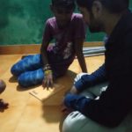 sir teaching to Basti students